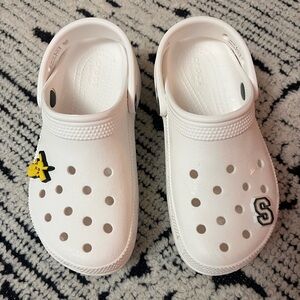 Crocs White Platform